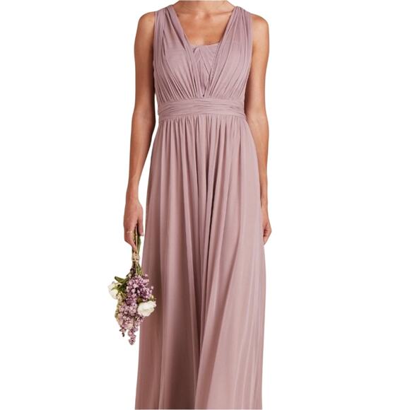 Birdy Grey Chicky Mauve Convertible Bridesmaid Dress XS NWT Floor Length - Picture 8 of 16